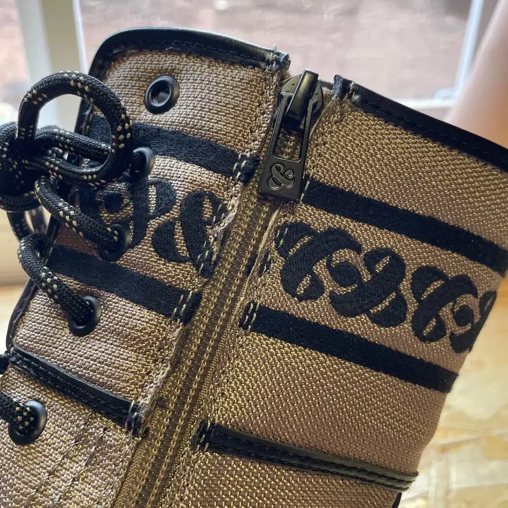Sam & Libby Stella Embroidered Combat Boot